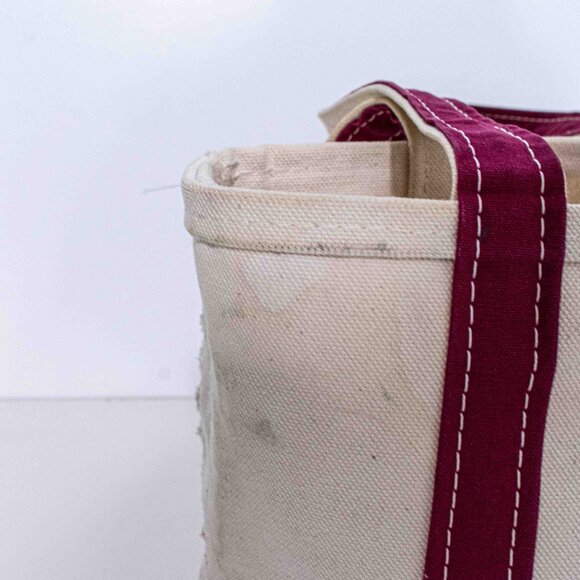 LL Bean Boat And Tote Bag Small Made in USA VTG 80s Classic - Picture 7 of 16